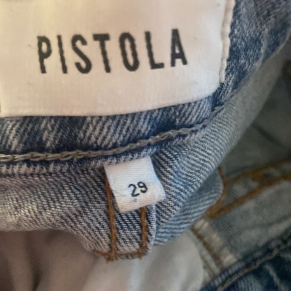 Pistola Charlie High Rise Wide Leg Jeans Sz 29 Organic Cotton - Picture 7 of 8